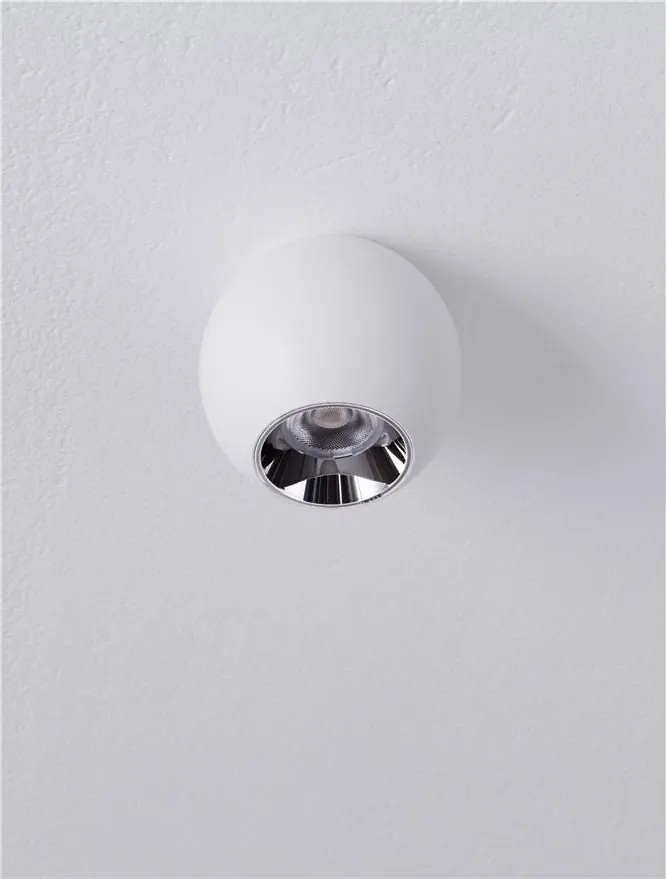 Spot LED aplicat diametru 8,5cm NANO alb, NVL-9052028