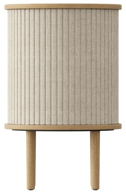 Măsuță auxiliară rotundă din lemn masiv de stejar ø 38 cm Audacious – UMAGE