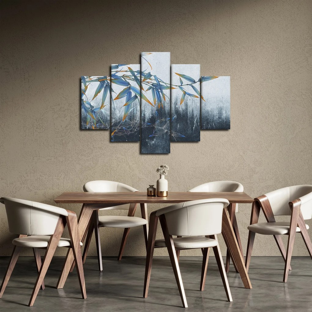 Tablou - Bambus pe perete (150x105 cm)