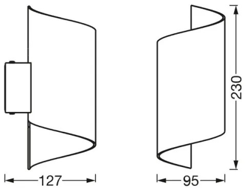 Aplică LED dimabilă SMART+ TWIST LED/12W/230V Wi-Fi albă Ledvance