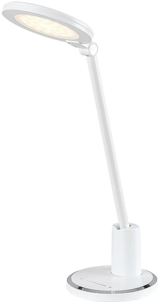 Veioza / Lampa LED de birou reglabila Tekla alba