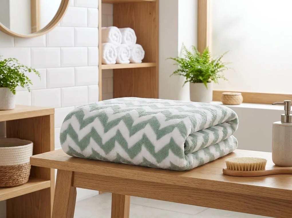 Prosop cu uscare rapida SWIFTURA 70x140 cm menta, 100% microfibra