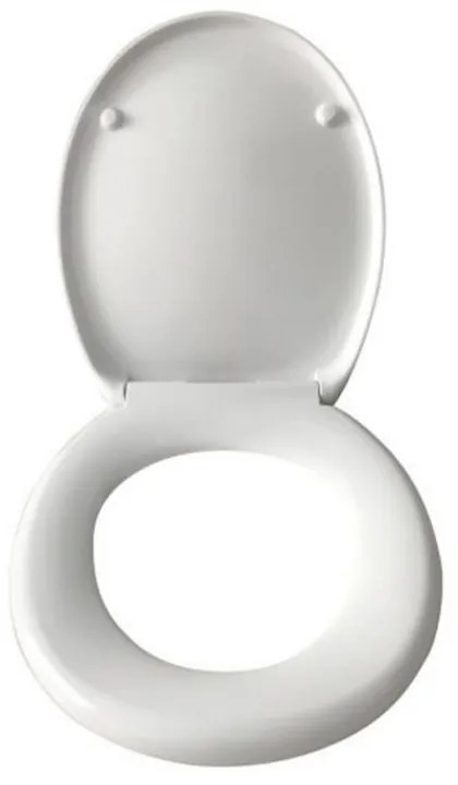 Capac de toaletă MILA Mila, duroplast alb