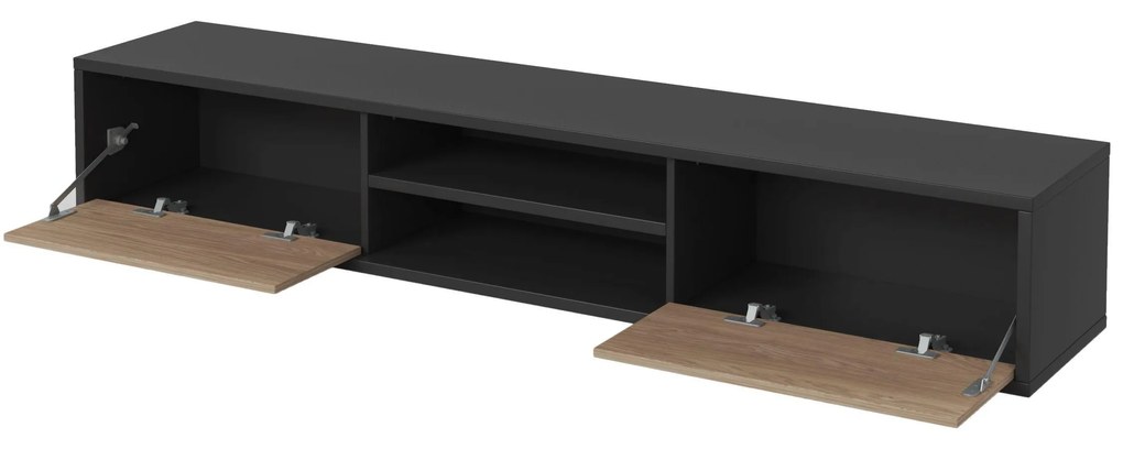 Masă TV Fiora 40 (antracit + stejar uleios). 1066469