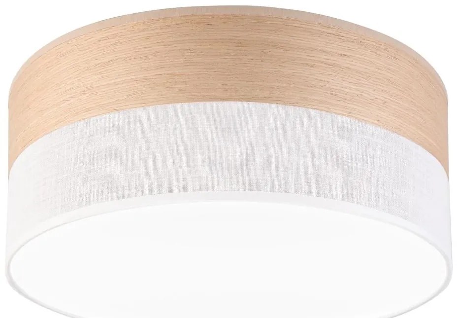 Plafonieră LED SIRJA WOOD LED/20W/230V d. 35 cm alb/stejar