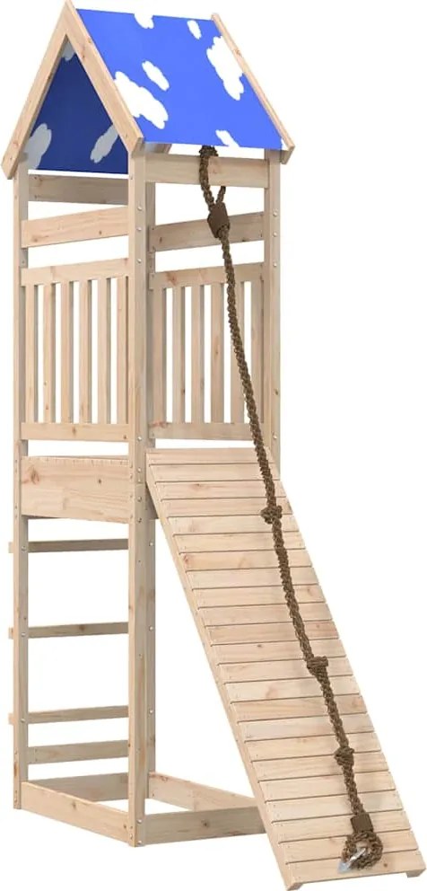 vidaXL Set de joacă pentru exterior, lemn masiv de pin