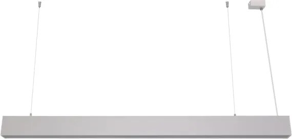 Lustră LED suspendată pe cablu, 55W, 230V, 3000/4000/6500K, 120 cm, albă