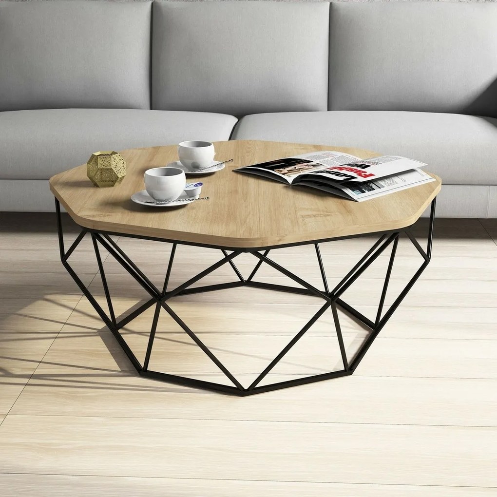 Măsuță de conferință Diamond Oak