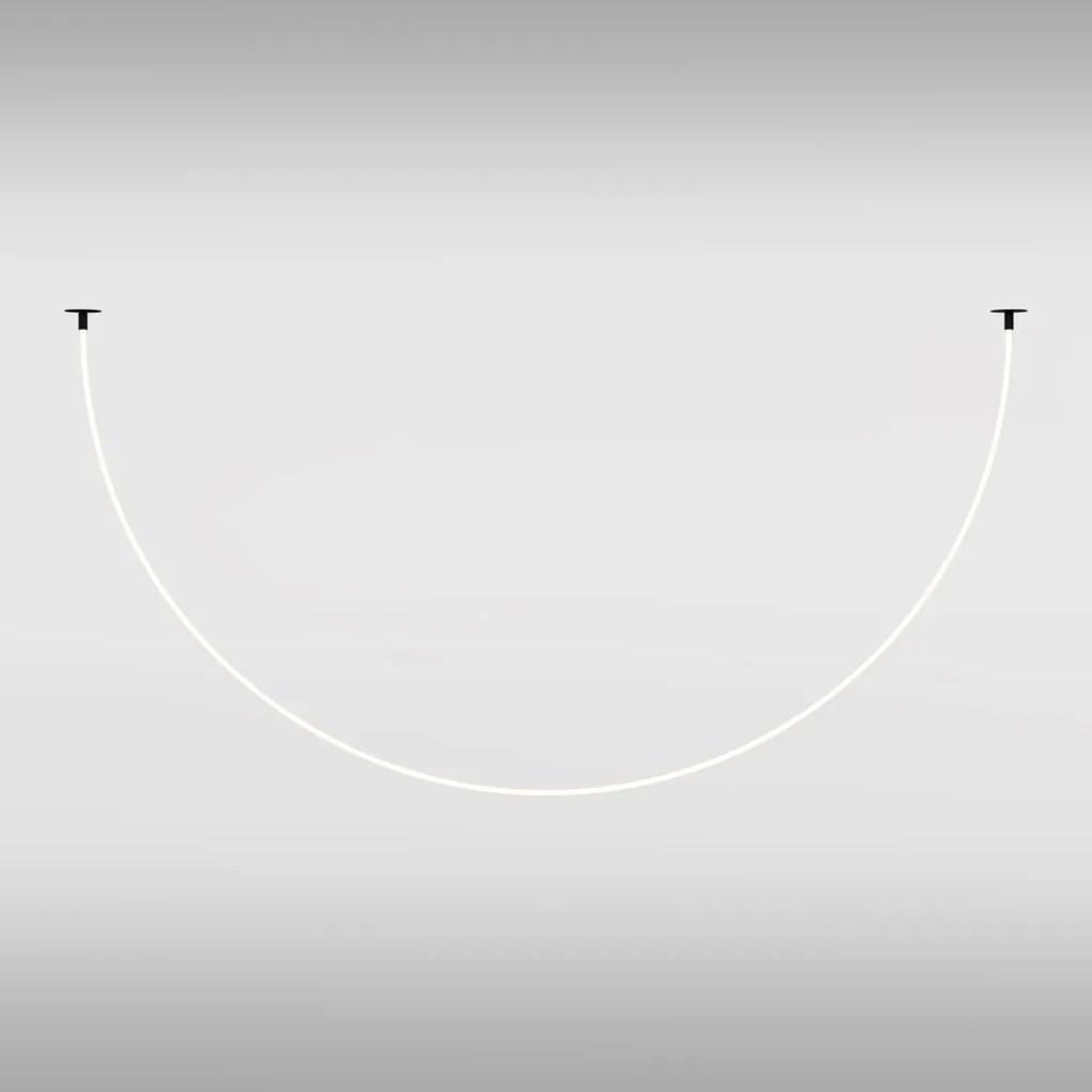 Lustra LED incastrabila tavan fals design modern Tau negru