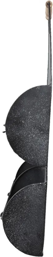 Etajera de exterior, gri, din metal, Ironwell
