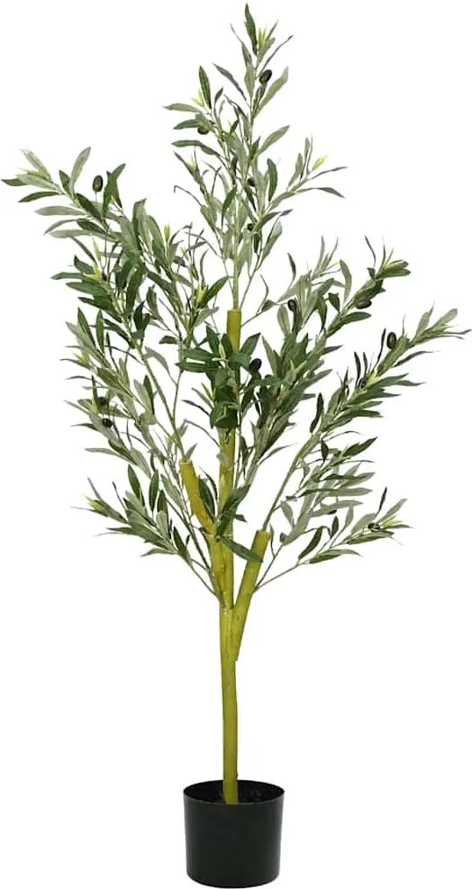 vidaXL Măslin artificial 450 de frunze 120 cm verde