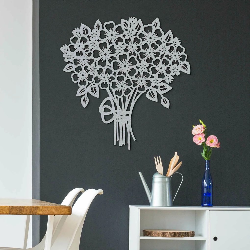 DUBLEZ | Autocolant decorativ din lemn - Buchet