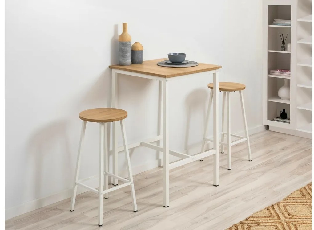 Scaun de bar Mora Karina White