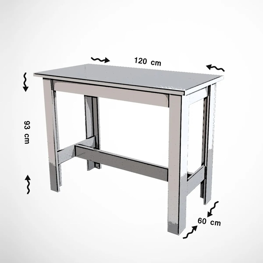 Masă de sufragerie Barra Walnut