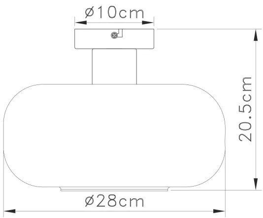 Lustră aplicată GIUSEPPE 1xE27/40W/230V transparent Globo 15566DA