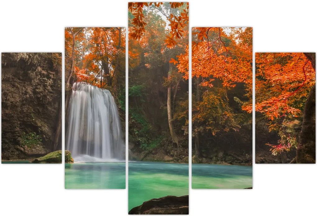 Tablou - Cascadă în Thailanda (150x105 cm)