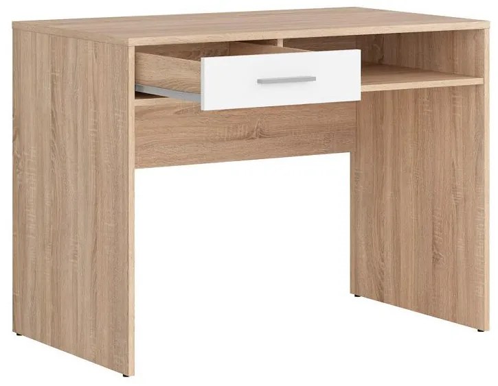 Masă de scris Nepo Plus 1 (stejar sonoma + alb) . 1098263