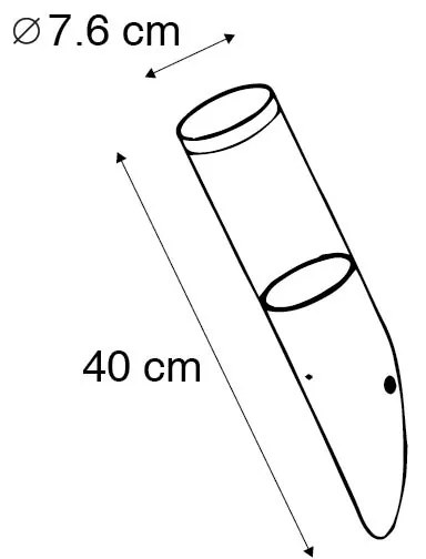 Lampa de perete exterioara moderna gri inchis IP44 cu senzor de crepuscul - Rox
