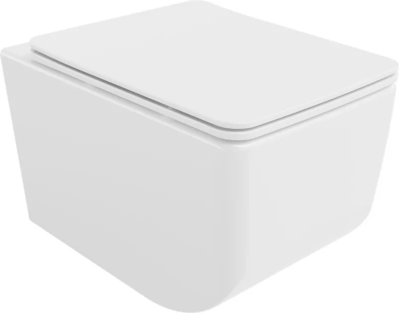 Mexen Vera vas WC Rimless cu capac soft-close slim, duroplast, alb - 30164000