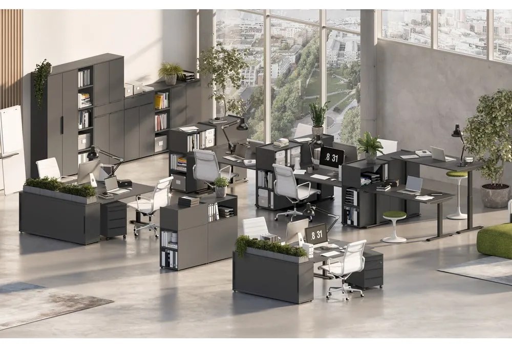 Șifonier gri antracit 81x197 cm Mailand – Germania