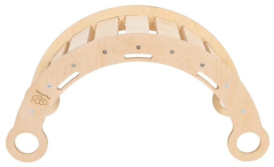 Leagăn în culoare naturală din lemn de pin 39x75x38 cm Montessori – Meowbaby