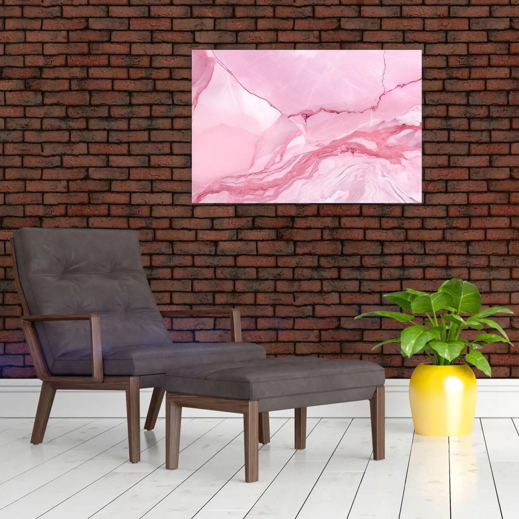 Tablou - Marmură roz (90x60 cm)