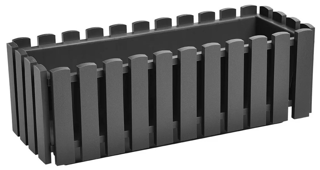Ghiveci Gardenico Fency, antracit, 50 x 18,5 cm, 50 cm