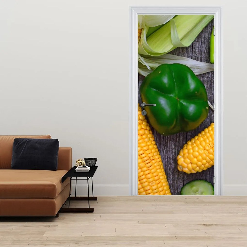 Fototapet pentru ușă - Legume (95x205cm)