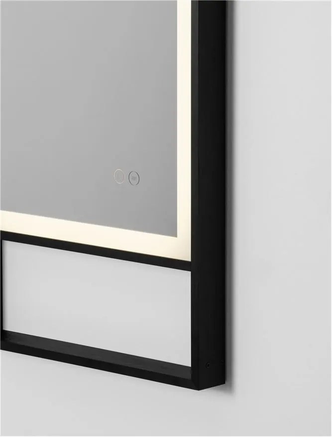 Oglinda baie cu iluminat LED IP44 Doul, 40x120cm