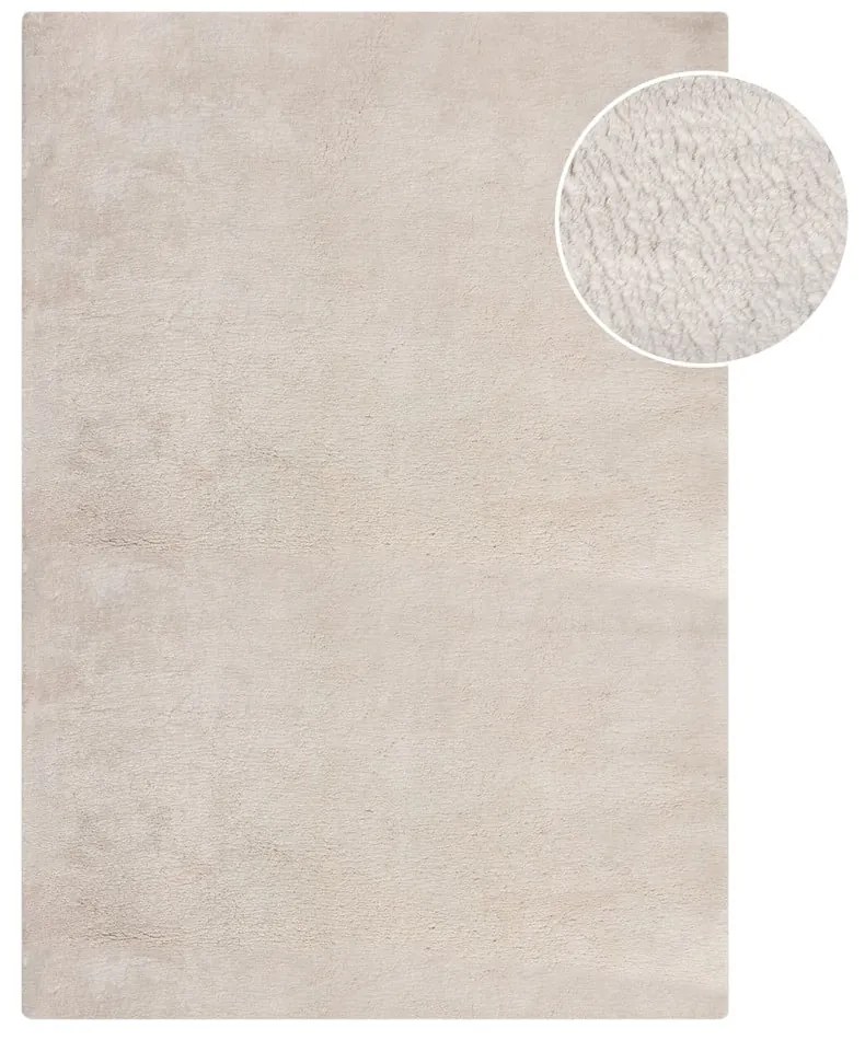 Blană crem sintetică 160x230 cm Faroe Wool Look Fur – Flair Rugs