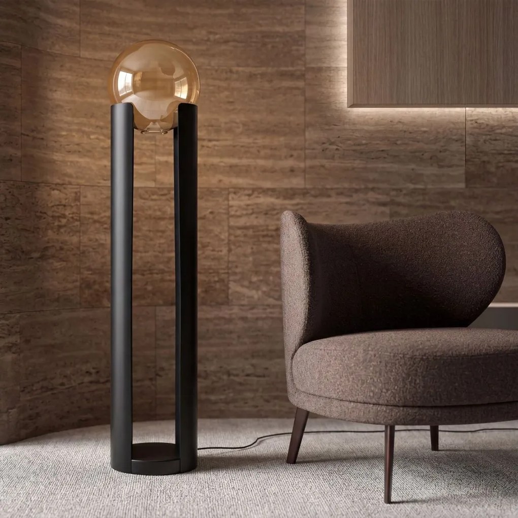 Lampa de podea design modern LUX Black steel