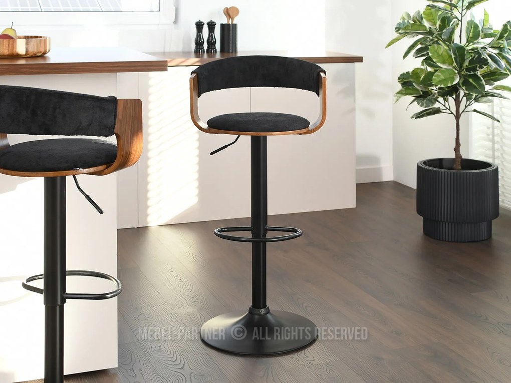 Scaun Hoch (nuc închis + negru). 1110589