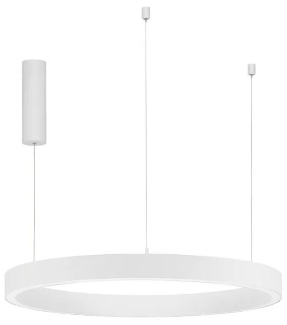Lustra LED suspendata design circular STING White 80cm