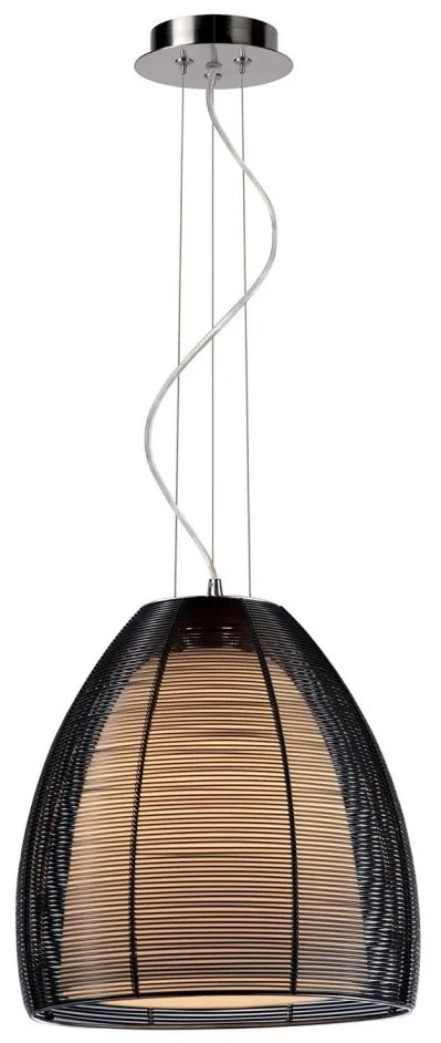 Lustra, Pendul modern negru diam.30cm, H-120cm Pico MD9023-1L black