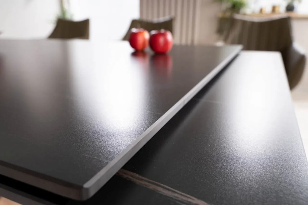 Masa extensibila Genesis negru/frasin L180-240 cm