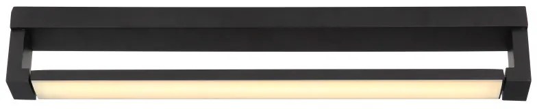 Aplica LED Susi 41498B, 12W, 880lm, lumina calda, neagra mata, IP44, Globo