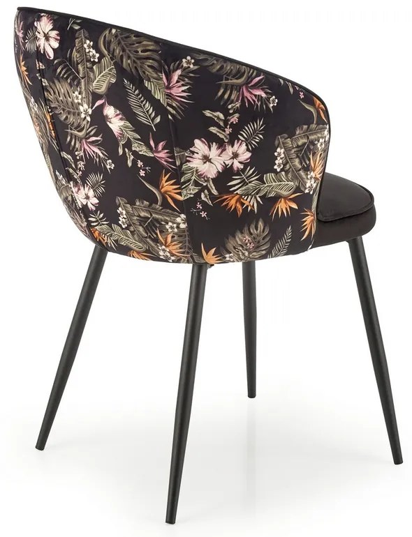 Scaun de bucaterie Nathan, negru