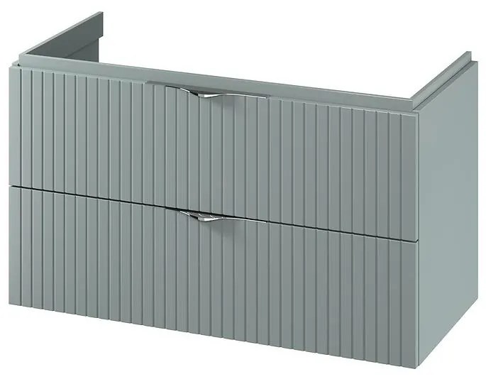 Cersanit S1015-012 - Dulap suspendat sub lavoar pentru baie TIRSO 100x45 cm mentă