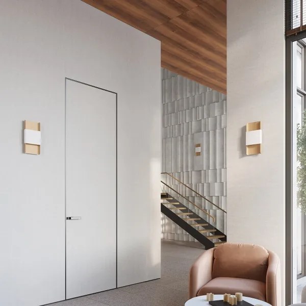 Aplică Sollux SL.1353 DURLIN 2xG9/8W/230V auriu/alb