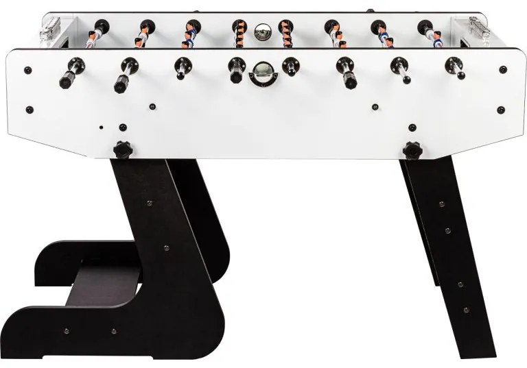 Masă de fotbal Liverpool, 141 x 125 x 89 cm, 60 kg, alb