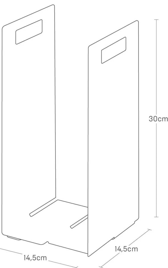 Suporturi pentru prosoape albe 2 buc. din metal Tower – YAMAZAKI