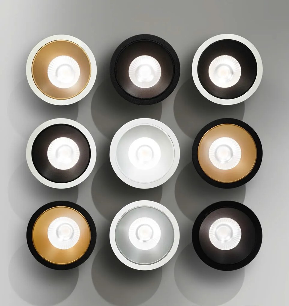 Spot LED incastrabil GAME FI1 ROUND alb / alb