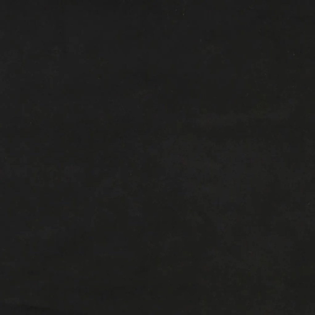Cadru de pat cu tablie, negru, 100x200 cm, catifea Negru, 100 x 200 cm, Nasturi de tapiterie