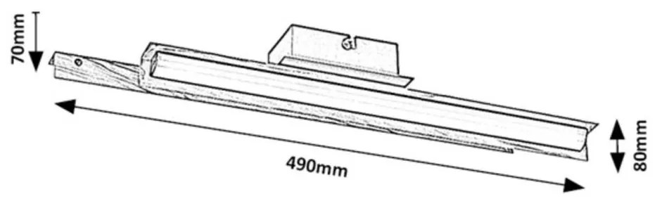 Lustra LED aplicata design modern Remiel