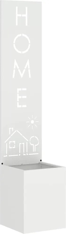 vidaXL Ecran de intimitate pentru grădină Alb 32 x 32 x 150 cm