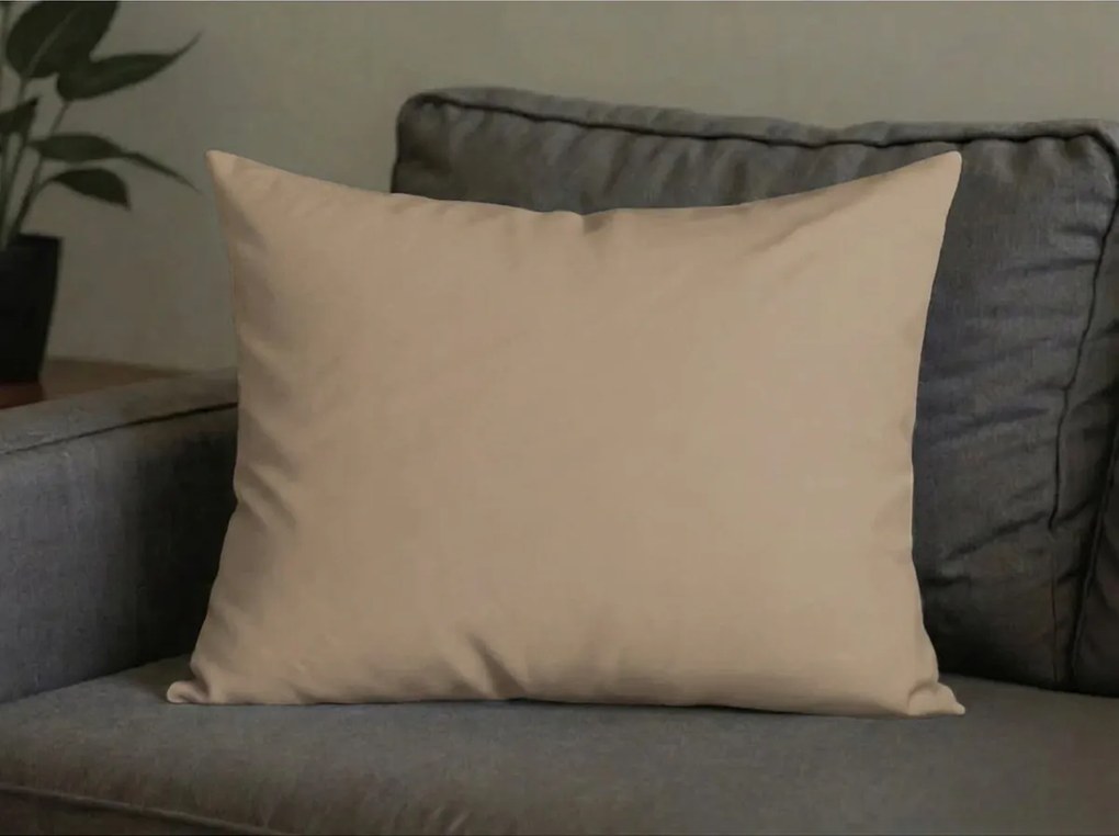 Husa pentru perna DENYX BLEND 50x70 cm maro deschis