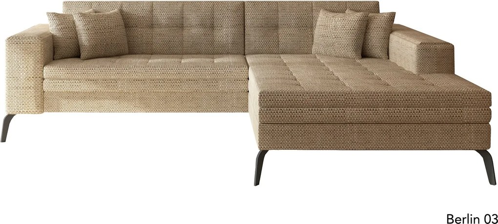 Colțar lemn masiv Extensibil Seren 292x196cm Personalizabil - Monolith 77, Stânga