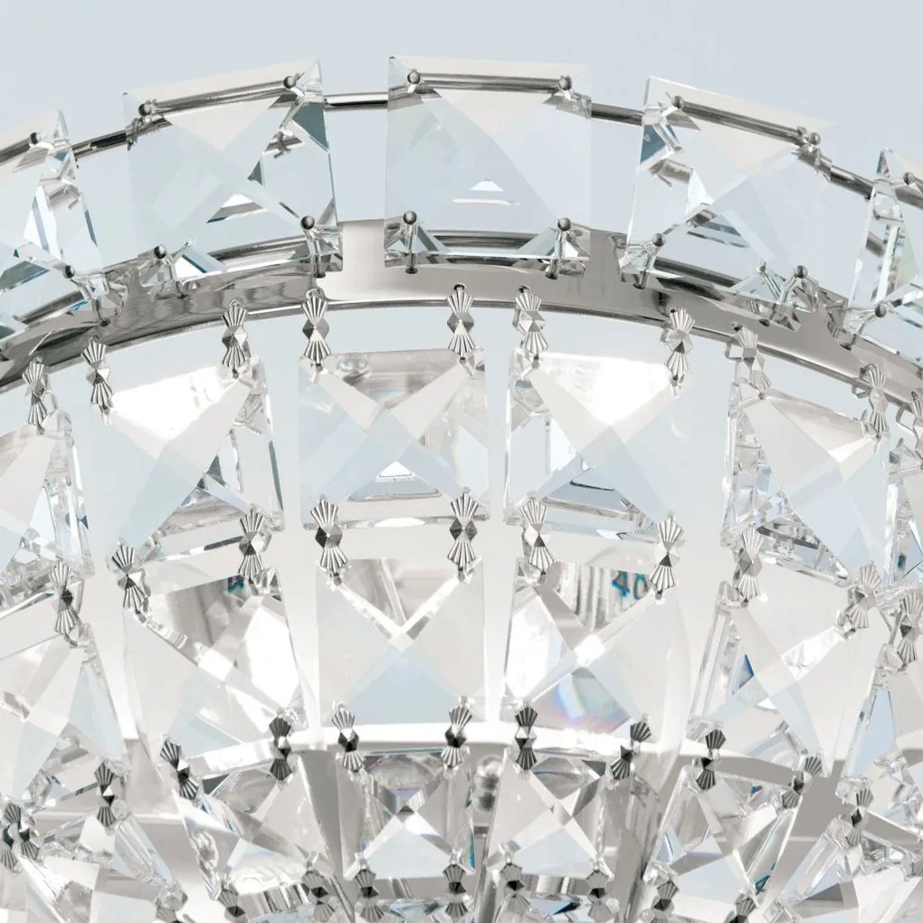 Aplica de perete cristal Swarovski AMBASSADOR crom