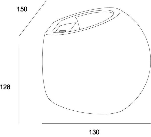 Aplică Deko-Light 341177 OSANO 1xG9/25W/230V beton