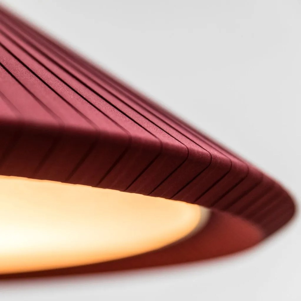 Lustra XXL suspendata design decorativ SAIGON IN 70cm Burgandy